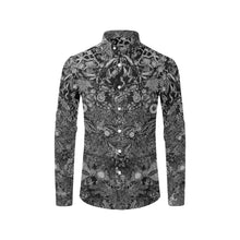 Load image into Gallery viewer, Perfectly Paisley Black and White Men&#39;s All Over Print Casual Dress Shirt (Model T61)