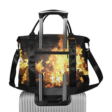 Load image into Gallery viewer, Feathery Flames Mosaic Large Capacity Duffle Bag (Model 1715)