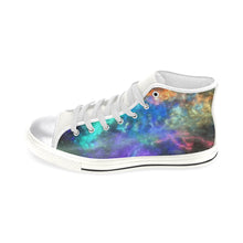 Load image into Gallery viewer, Splash of Color Negative Women&#39;s Classic High Top Canvas Shoes (Model 017)