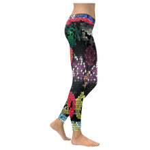 Load image into Gallery viewer, Dante&#39;s Inferno Mosaic Low Rise Leggings (Invisible Stitch) (Model L05)