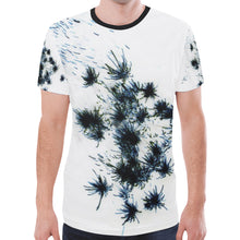 Load image into Gallery viewer, Fireworks Flowers Negative New All Over Print T-shirt for Men (Model T45)