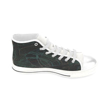 Load image into Gallery viewer, Abstract Circles Glowing Men’s Classic High Top Canvas Shoes (Model 017)