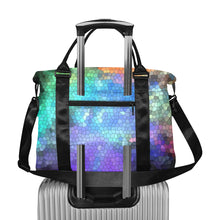 Load image into Gallery viewer, Splash of Color Reverse Mosaic Large Capacity Duffle Bag (Model 1715)