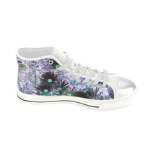 Load image into Gallery viewer, Livingstone Daisy Flower Negative Women&#39;s Classic High Top Canvas Shoes (Model 017)