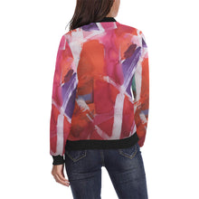 Load image into Gallery viewer, Swirls of Abstract All Over Print Bomber Jacket for Women (Model H36)