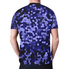 Load image into Gallery viewer, Holiday Paisley Periwinkle Mosaic New All Over Print T-shirt for Men (Model T45)