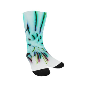 Fireworks Burst Negative Trouser Socks (For Men)