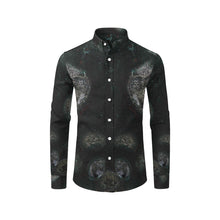 Load image into Gallery viewer, Puddle of Love Glowing Men&#39;s All Over Print Casual Dress Shirt (Model T61)