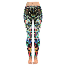 Load image into Gallery viewer, Holiday Paisley Mosaic Low Rise Leggings (Invisible Stitch) (Model L05)