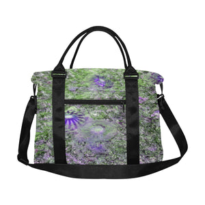 Jellyfish Blooms Purple Large Capacity Duffle Bag (Model 1715)