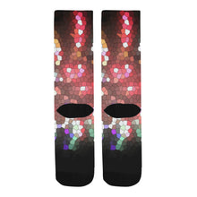 Load image into Gallery viewer, Fireworks Burst Mosaic Trouser Socks (For Men)