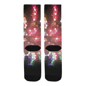 Fireworks Burst Mosaic Trouser Socks (For Men)