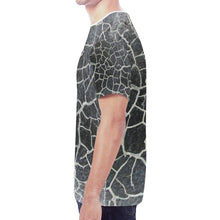 Load image into Gallery viewer, Crackle Negative New All Over Print T-shirt for Men (Model T45)