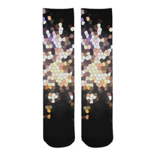 Load image into Gallery viewer, Fireworks Star Mosaic Trouser Socks (For Men)