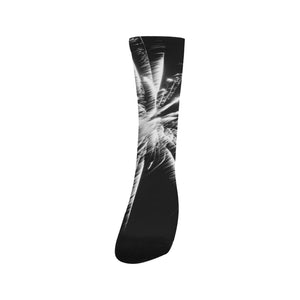 Fireworks Star Black and White Trouser Socks (For Men)