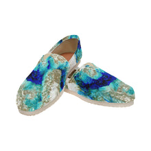 Load image into Gallery viewer, Molten Flames Negative Unisex Classic Canvas Slip-On (Model 1206)