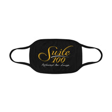 Load image into Gallery viewer, Suite 100 Black and Gold Mouth Mask (2 Filters Included) (Non-medical Products)