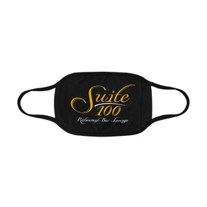 Suite 100 Black and Gold Mouth Mask (2 Filters Included) (Non-medical Products)