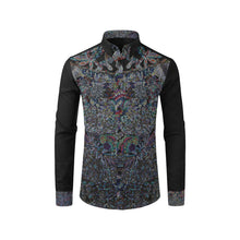 Load image into Gallery viewer, I Spy Paisley Glowing Men&#39;s All Over Print Casual Dress Shirt (Model T61)