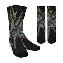 Load image into Gallery viewer, Fireworks Star Glowing Trouser Socks (For Men)