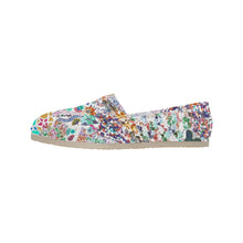 Load image into Gallery viewer, Holiday Paisley Negative Unisex Classic Canvas Slip-On (Model 1206)