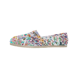 Holiday Paisley Negative Unisex Classic Canvas Slip-On (Model 1206)