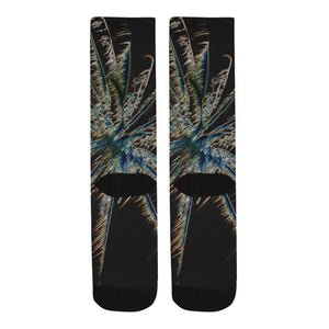 Fireworks Star Glowing Trouser Socks (For Men)