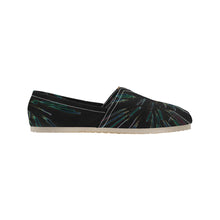 Load image into Gallery viewer, Fireworks Burst Glowing Unisex Classic Canvas Slip-On (Model 1206)