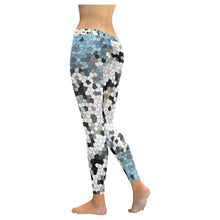 Load image into Gallery viewer, Mosaic Moss Low Rise Leggings (Invisible Stitch) (Model L05)