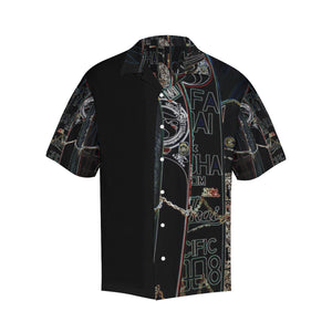 Surfboards Glowing Panel Hawaiian Shirt (Model T58)