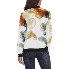 Load image into Gallery viewer, Jellyfish Negative All Over Print Bomber Jacket for Women (Model H36)