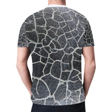 Load image into Gallery viewer, Crackle Negative New All Over Print T-shirt for Men (Model T45)