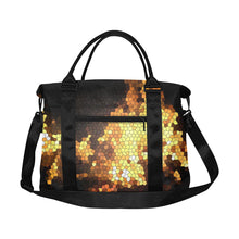 Load image into Gallery viewer, Feathery Flames Mosaic Large Capacity Duffle Bag (Model 1715)