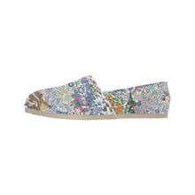 Load image into Gallery viewer, Perfectly Paisley Negative Unisex Classic Canvas Slip-On (Model 1206)