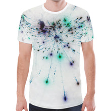 Load image into Gallery viewer, Fireworks Spray Negative New All Over Print T-shirt for Men (Model T45)