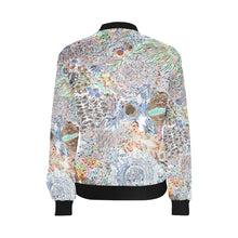 Load image into Gallery viewer, Paisley Matters Negative All Over Print Bomber Jacket for Women (Model H36)