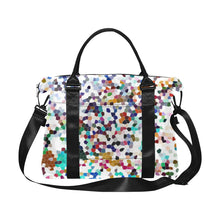 Load image into Gallery viewer, Holiday Paisley Reverse Mosaic Large Capacity Duffle Bag (Model 1715)