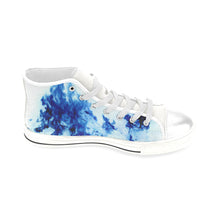 Load image into Gallery viewer, Feathery Flames Negative Men’s Classic High Top Canvas Shoes (Model 017)