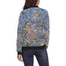 Load image into Gallery viewer, Jellyfish Blooms All Over Print Bomber Jacket for Women (Model H36)