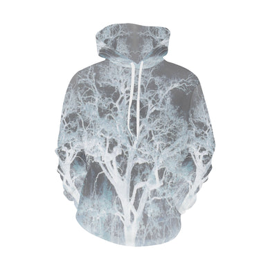 Spooky Tree Negative All Over Print Hoodie for Men/Large Size (USA Size) (Model H13)