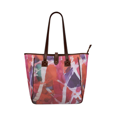 Abstract Circles Classic Tote Bag (Model 1644)