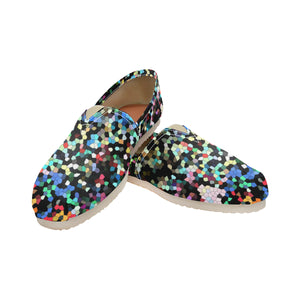 Holiday Paisley Mosaic Unisex Classic Canvas Slip-On (Model 1206)