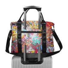 Load image into Gallery viewer, Graffiti Abstract Mosaic Large Capacity Duffle Bag (Model 1715)