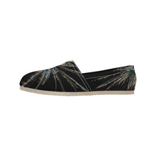 Load image into Gallery viewer, Fireworks Star Glowing Unisex Classic Canvas Slip-On (Model 1206)