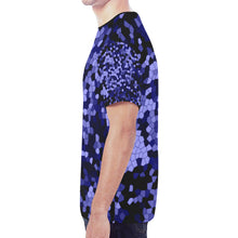 Load image into Gallery viewer, Holiday Paisley Periwinkle Mosaic New All Over Print T-shirt for Men (Model T45)