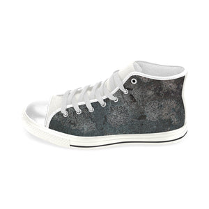 Patches of Moss Glowing Men’s Classic High Top Canvas Shoes (Model 017)