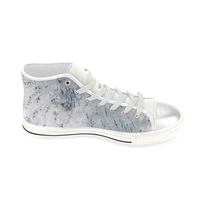 Fireworks Confetti Negative Women's Classic High Top Canvas Shoes (Model 017)