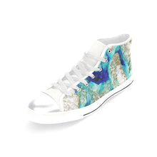 Load image into Gallery viewer, Sea of Flames Negative Women&#39;s Classic High Top Canvas Shoes (Model 017)