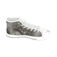 Load image into Gallery viewer, Spooky Tree Men’s Classic High Top Canvas Shoes (Model 017)