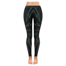 Load image into Gallery viewer, Fireworks Burst Glowing Low Rise Leggings (Invisible Stitch) (Model L05)